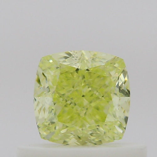 GIA 彩鑽 黃鑽 0.52ct Fancy Green-yellow