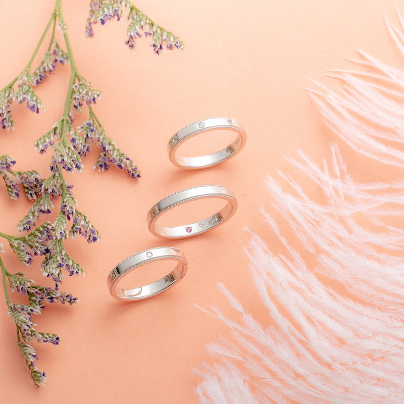 Angerosa Wedding Band Pair AR810-AR811-AR812