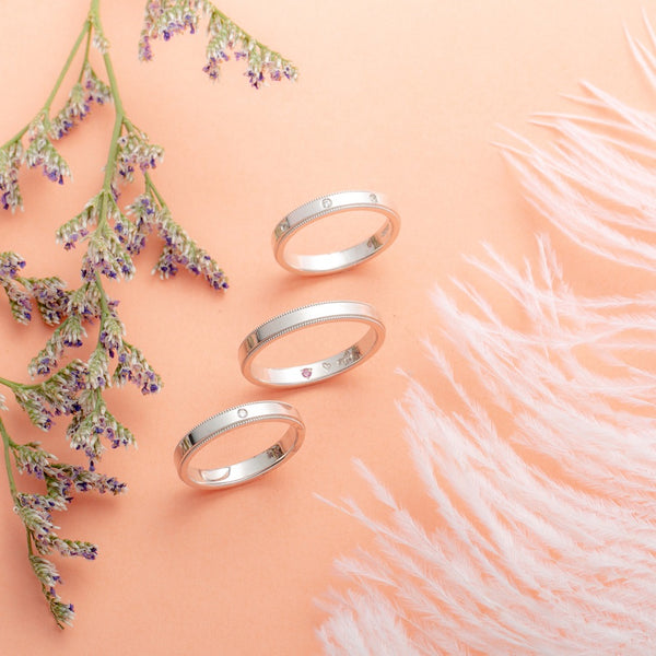 Angerosa Wedding Band Pair AR810-AR811-AR812