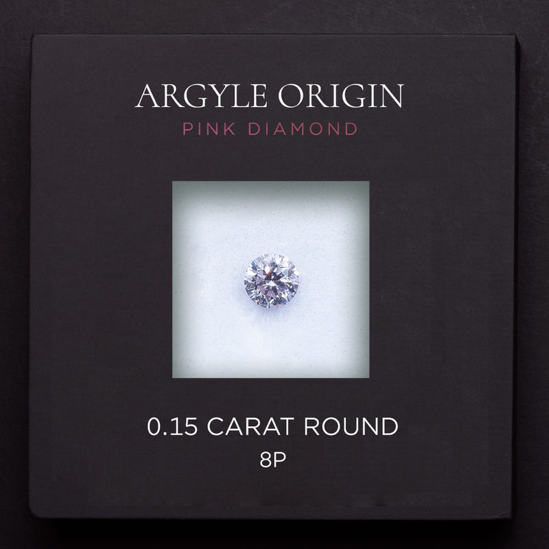 0.15ct 8P 圓形 Argyle 粉紅鑽