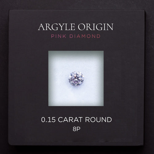 0.15ct 8P 圓形 Argyle 粉紅鑽