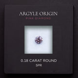 0.18ct 5PR Round Argyle Pink Diamond