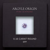 0.16ct 6PP Round Argyle Pink Diamond