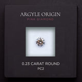 0.23ct PC2 圓形 Argyle 粉紅鑽