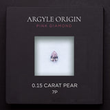 0.15ct 7P 梨形 Argyle 粉紅鑽