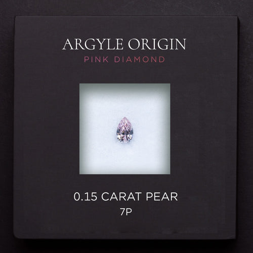 0.15ct 7P 梨形 Argyle 粉紅鑽