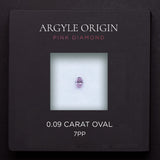 0.09ct 7PP 橢圓形 Argyle 粉紅鑽