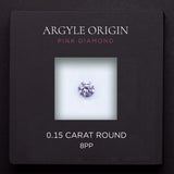 0.15ct 8PP 圓形 Argyle 粉紅鑽