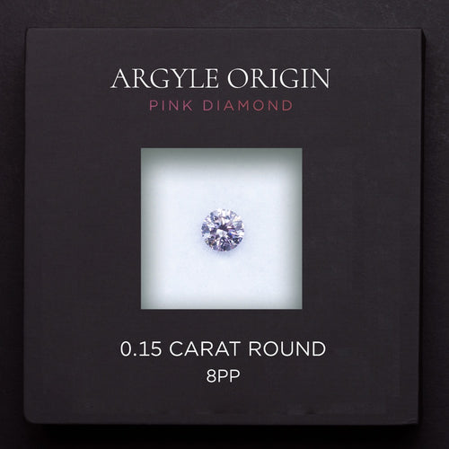 0.15ct 8PP 圓形 Argyle 粉紅鑽