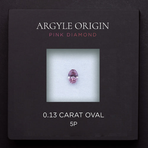 0.13ct 5P 橢圓形 Argyle 粉紅鑽