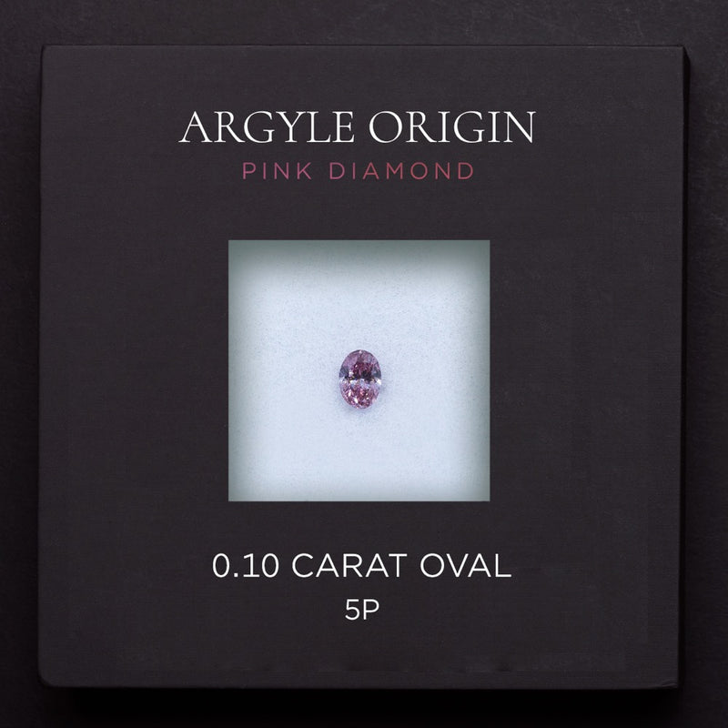 0.10ct 5P 橢圓形 Argyle 粉紅鑽