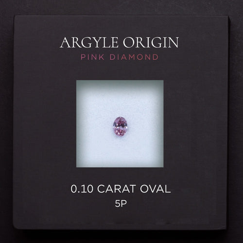 0.10ct 5P 橢圓形 Argyle 粉紅鑽