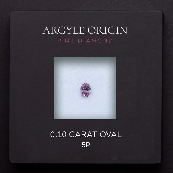 0.10ct 5P 橢圓形 Argyle 粉紅鑽