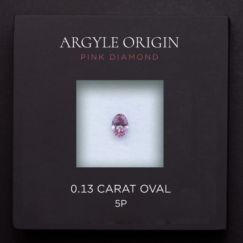 0.13ct 5P 橢圓形 Argyle 粉紅鑽