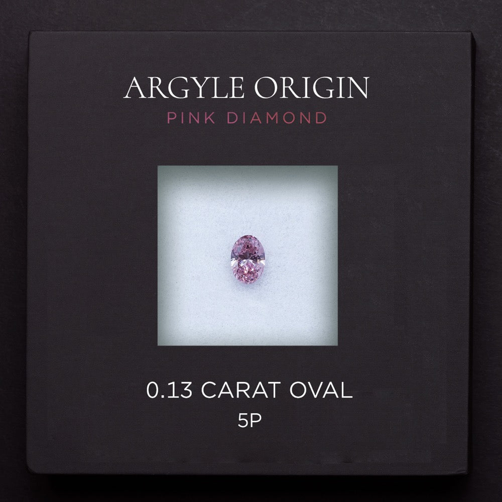 0.13ct 5P 橢圓形 Argyle 粉紅鑽