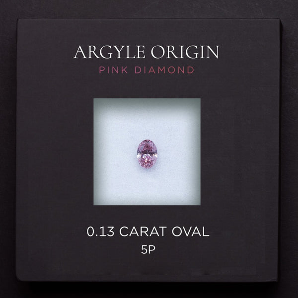 0.13ct 5P 橢圓形 Argyle 粉紅鑽