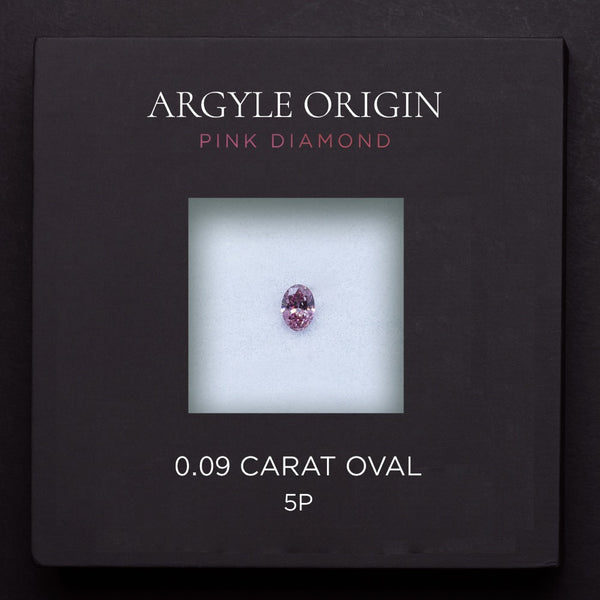0.09ct 5P 橢圓形 Argyle 粉紅鑽