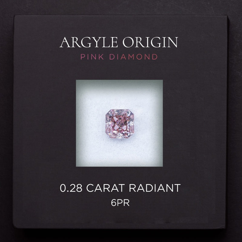 0.28ct 6PR 雷地恩形 Argyle 粉紅鑽