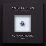 0.24ct 9PR 圓形 Argyle 粉紅鑽