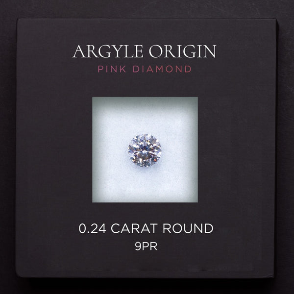 0.24ct 9PR 圓形 Argyle 粉紅鑽