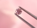 Argyle 粉紅鑽 0.15ct 圓形 實物特寫