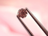Argyle 粉紅鑽 0.23ct 圓形 實物特寫