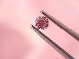 Argyle 粉紅鑽 0.15ct 圓形 實物特寫