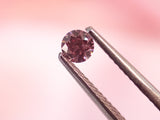 Argyle 粉紅鑽 0.19ct 圓形 實物特寫