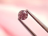 Argyle 粉紅鑽 0.20ct 圓形 實物特寫