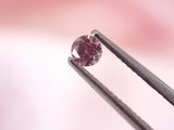 Argyle 粉紅鑽 0.18ct 圓形 實物特寫