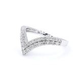 18K White Gold 0.493ct Diamond Ring
