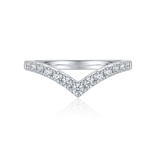 18K White Gold 0.15ct Diamond Ring