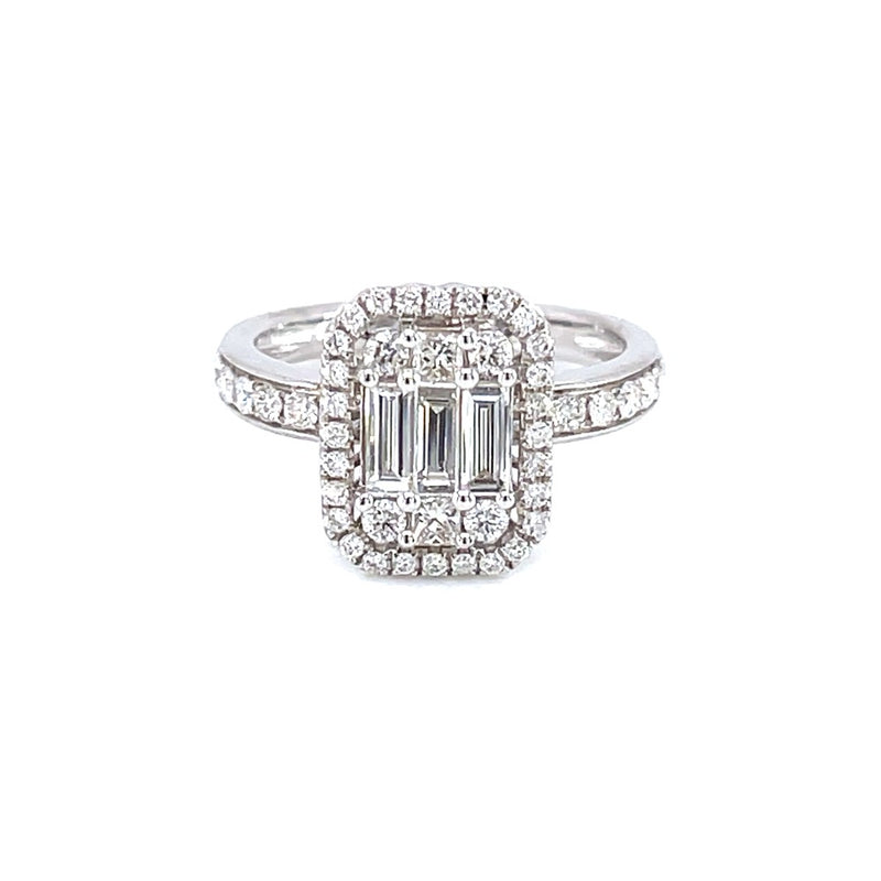 18K White Gold 0.36ct Diamond Ring