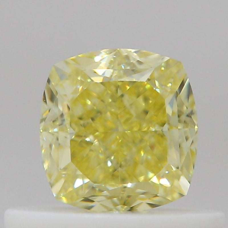 GIA 彩鑽 黃鑽 0.52ct Fancy Intense Yellow