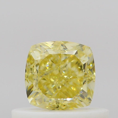 GIA 彩鑽 黃鑽 0.51ct Fancy Intense Yellow
