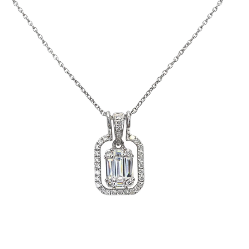 18K白金 0.23ct 鑽石吊咀