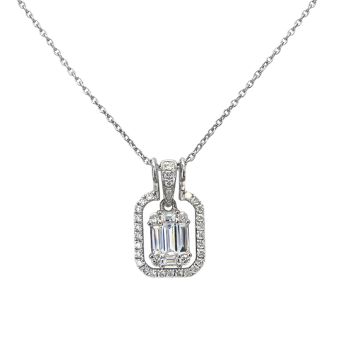 18K白金 0.23ct 鑽石吊咀