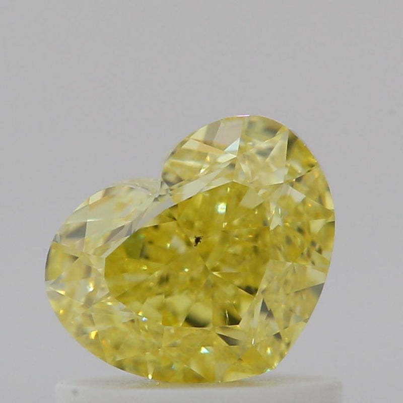GIA 彩鑽 黃鑽 1.01ct Fancy Intense Yellow