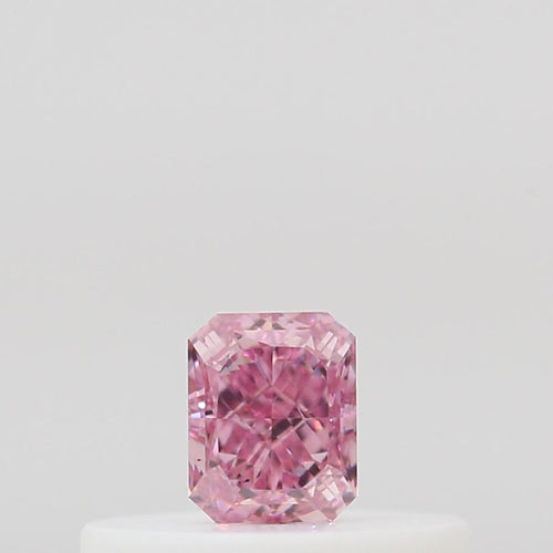 GIA 彩鑽 粉紅鑽 0.15ct Fancy Intense Pink