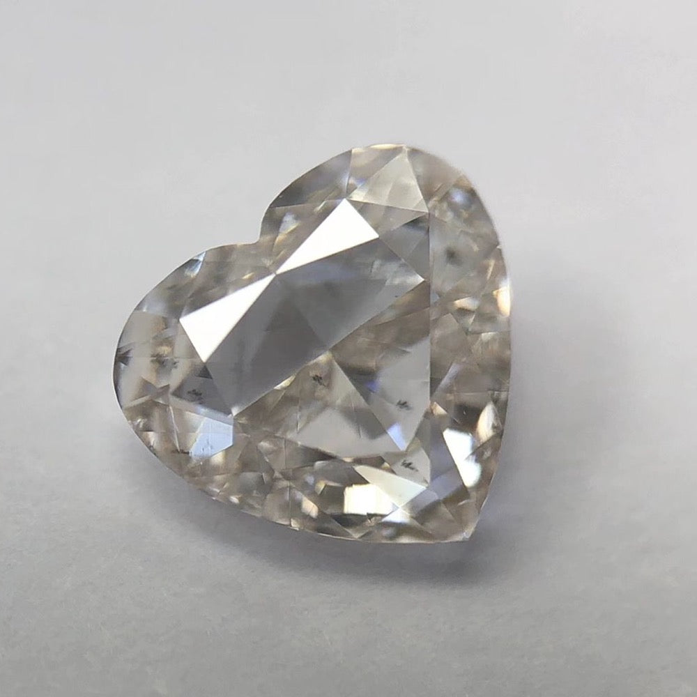 GIA 天然鑽石 心形 1ct K SI1