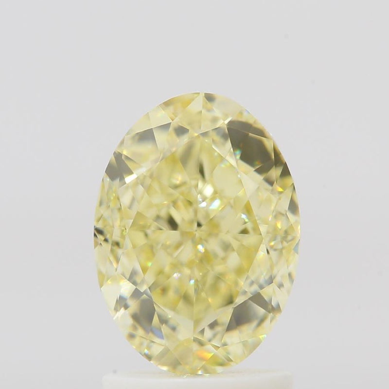 GIA 彩鑽 黃鑽 2.15ct Fancy Light Yellow