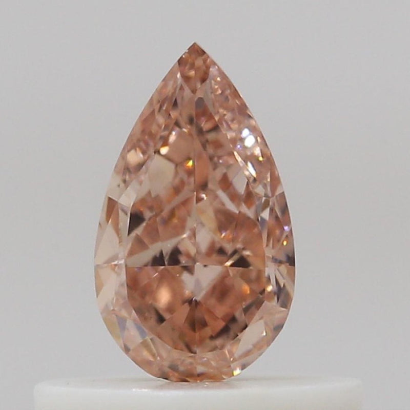 GIA 彩鑽 粉紅鑽 0.4ct Fancy Brownish Orangy Pink