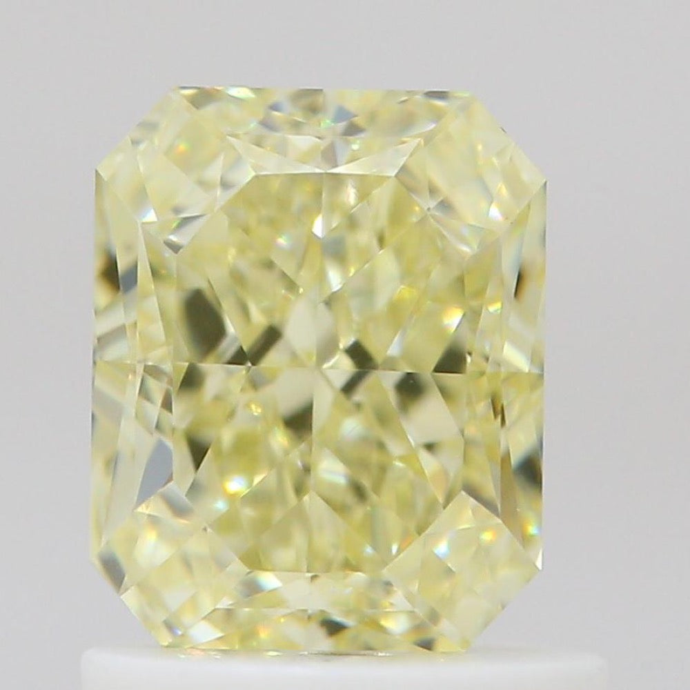 GIA 彩鑽 黃鑽 1.11ct Fancy Light Yellow