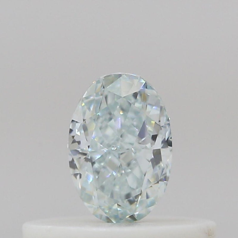 GIA 彩鑽 綠鑽 0.28ct Fancy Light Bluish Green