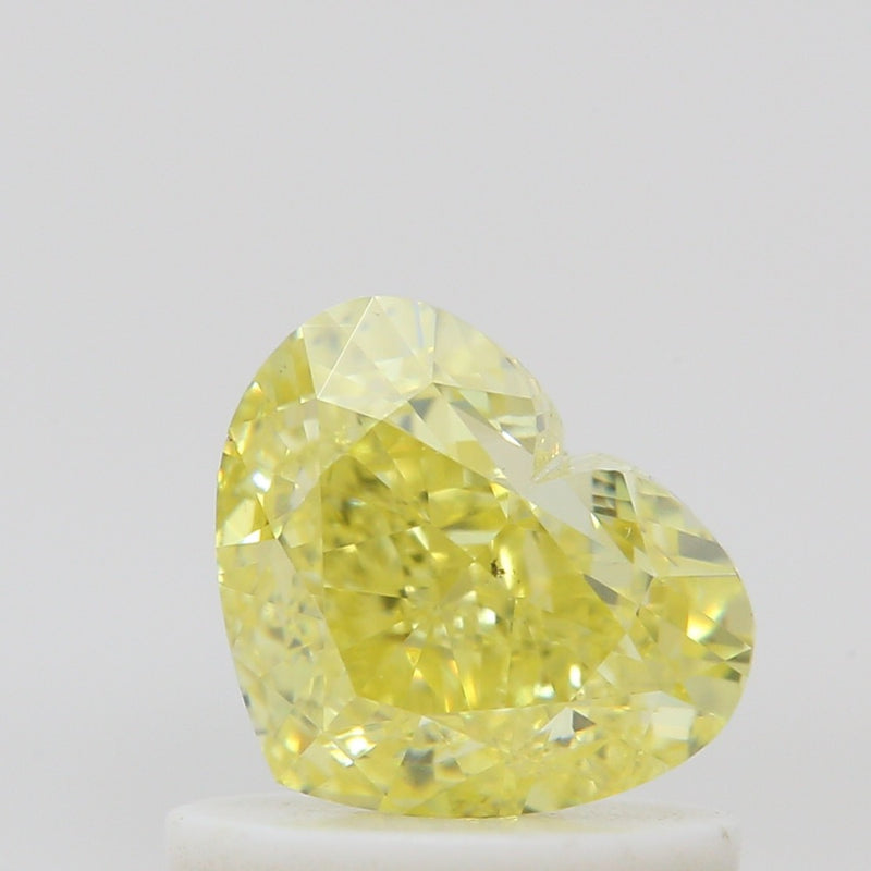 GIA 彩鑽 黃鑽 0.76ct Fancy Intense Yellow