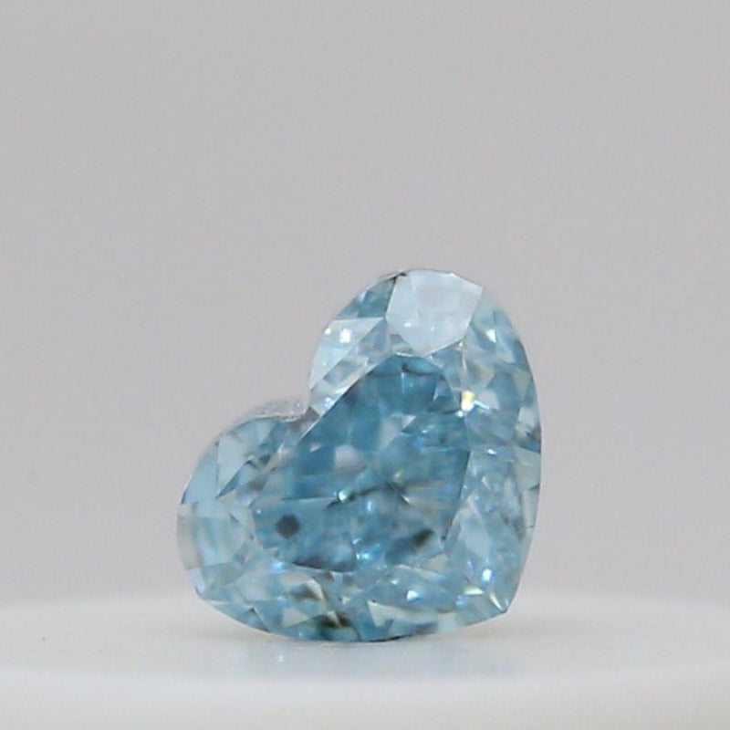 GIA 彩鑽 藍鑽 0.05ct Fancy Intense Green-blue