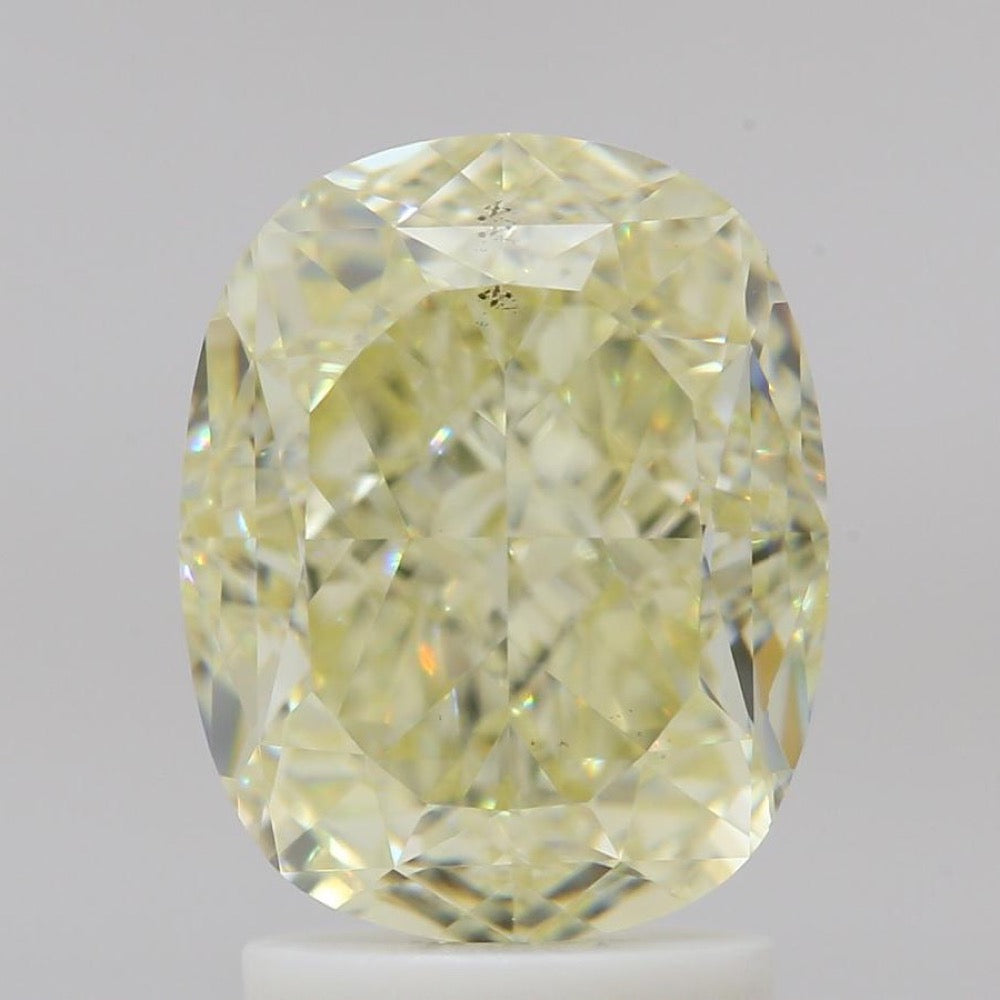 GIA Natural Diamond Cushion 3.02ct W-X SI1
