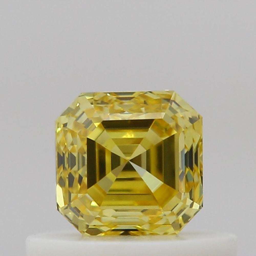 GIA 彩鑽 黃鑽 0.45ct Fancy Vivid Yellow