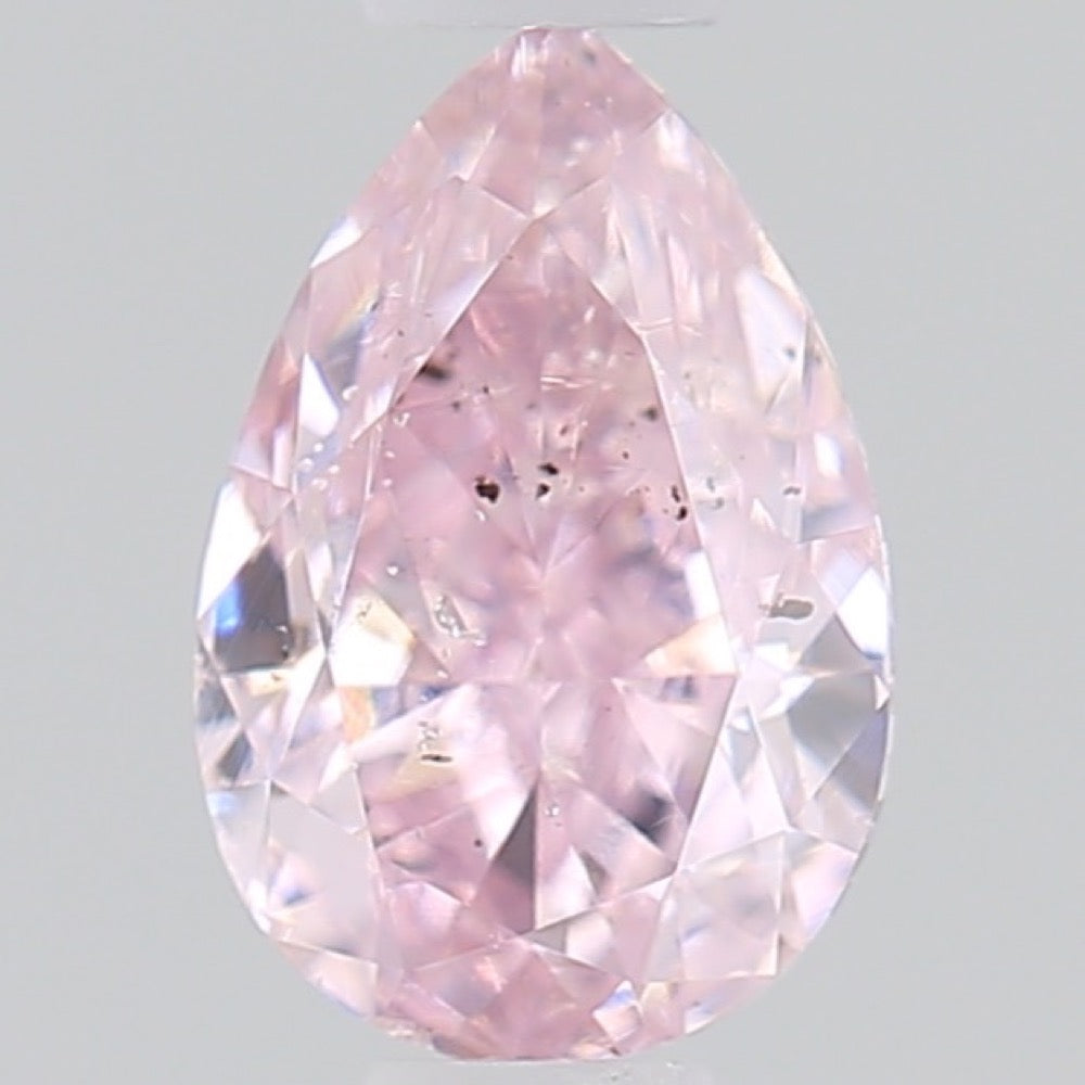 GIA 彩鑽 粉紅鑽 0.38ct Fancy Purplish Pink