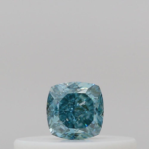 GIA Fancy Colour Diamond 0.14ct Fancy Intense Blue-green